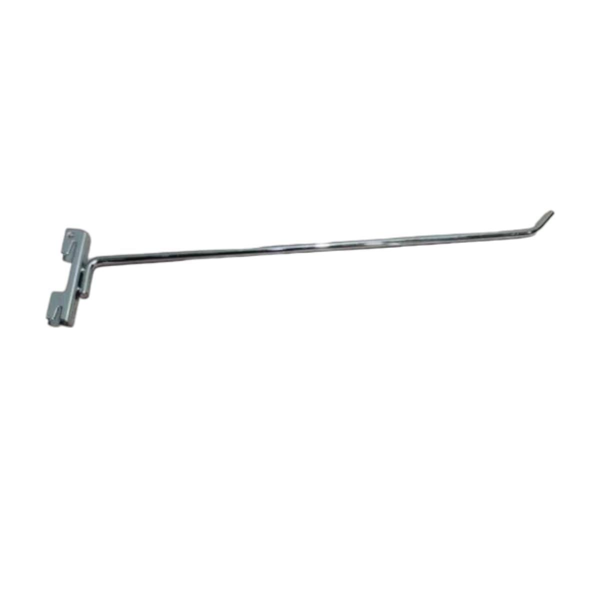 Pack 20 Ganchos Cromado para Riel 30 cm -0