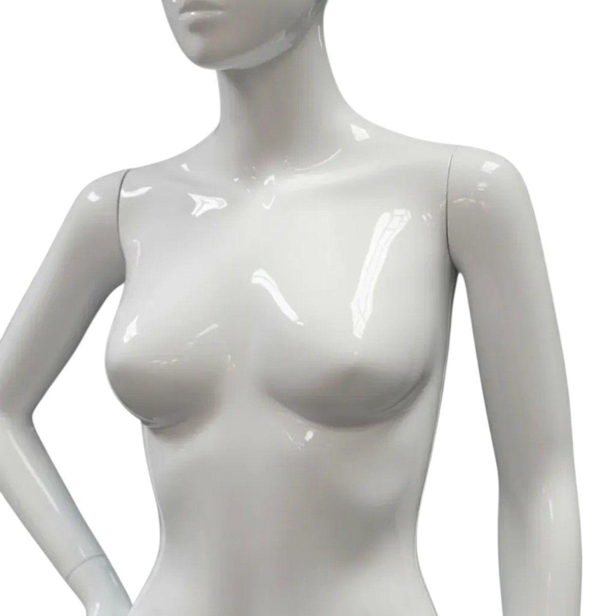 Maniqui Exhibidor Blanco Femenino-1