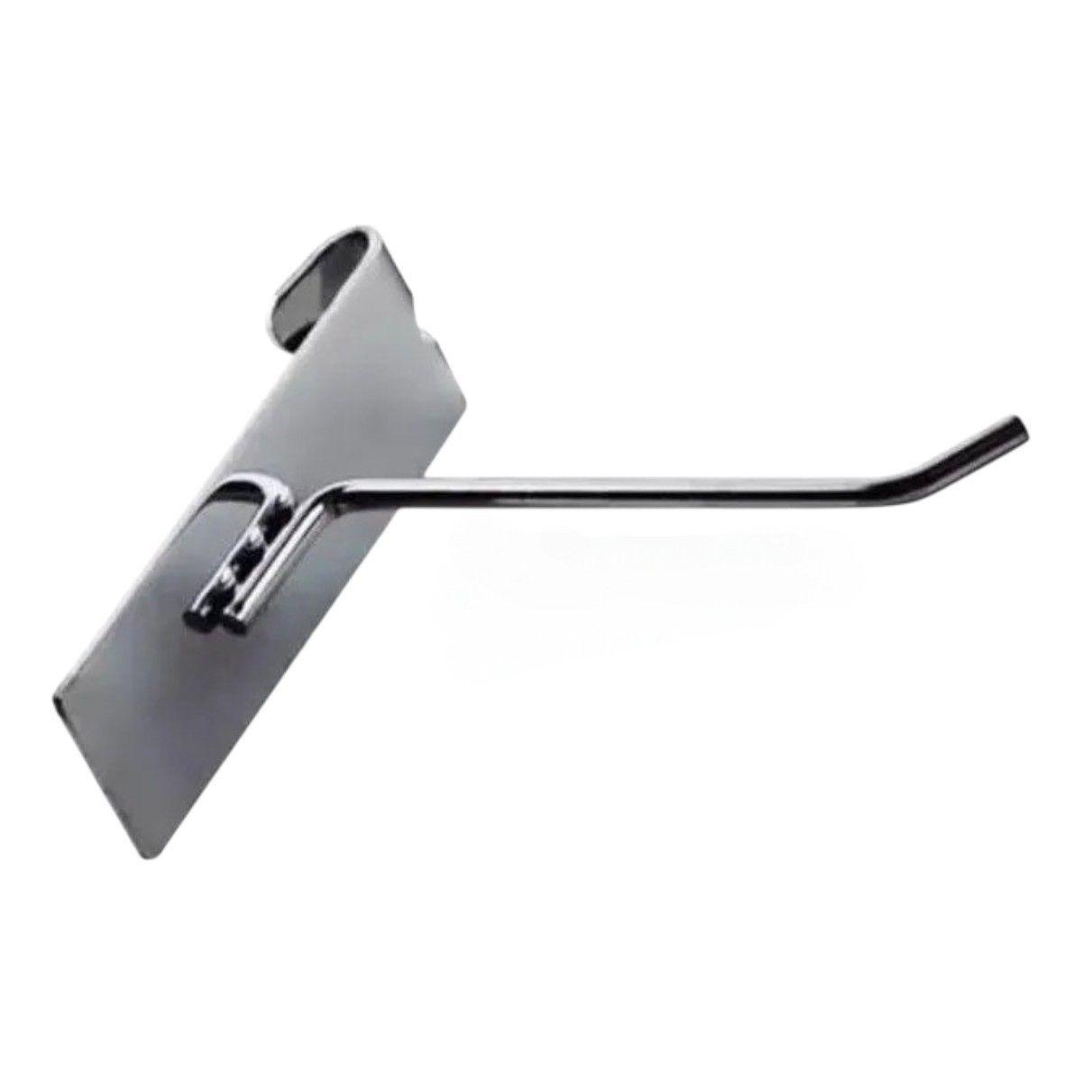 Pack 20 Ganchos De Metal Cromado Para Malla O Rejilla 25cm-0