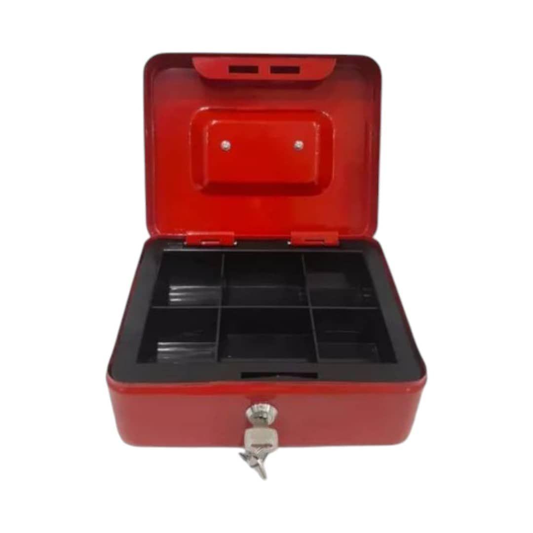 Caja Fuerte Portatil Mini Roja-2