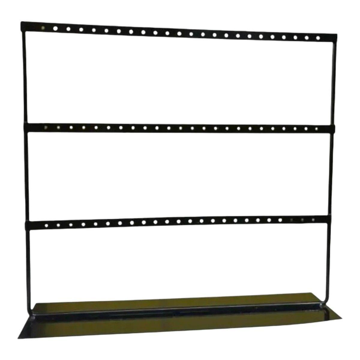 Organizador De Aros Met lico Negro 3 Niveles-1
