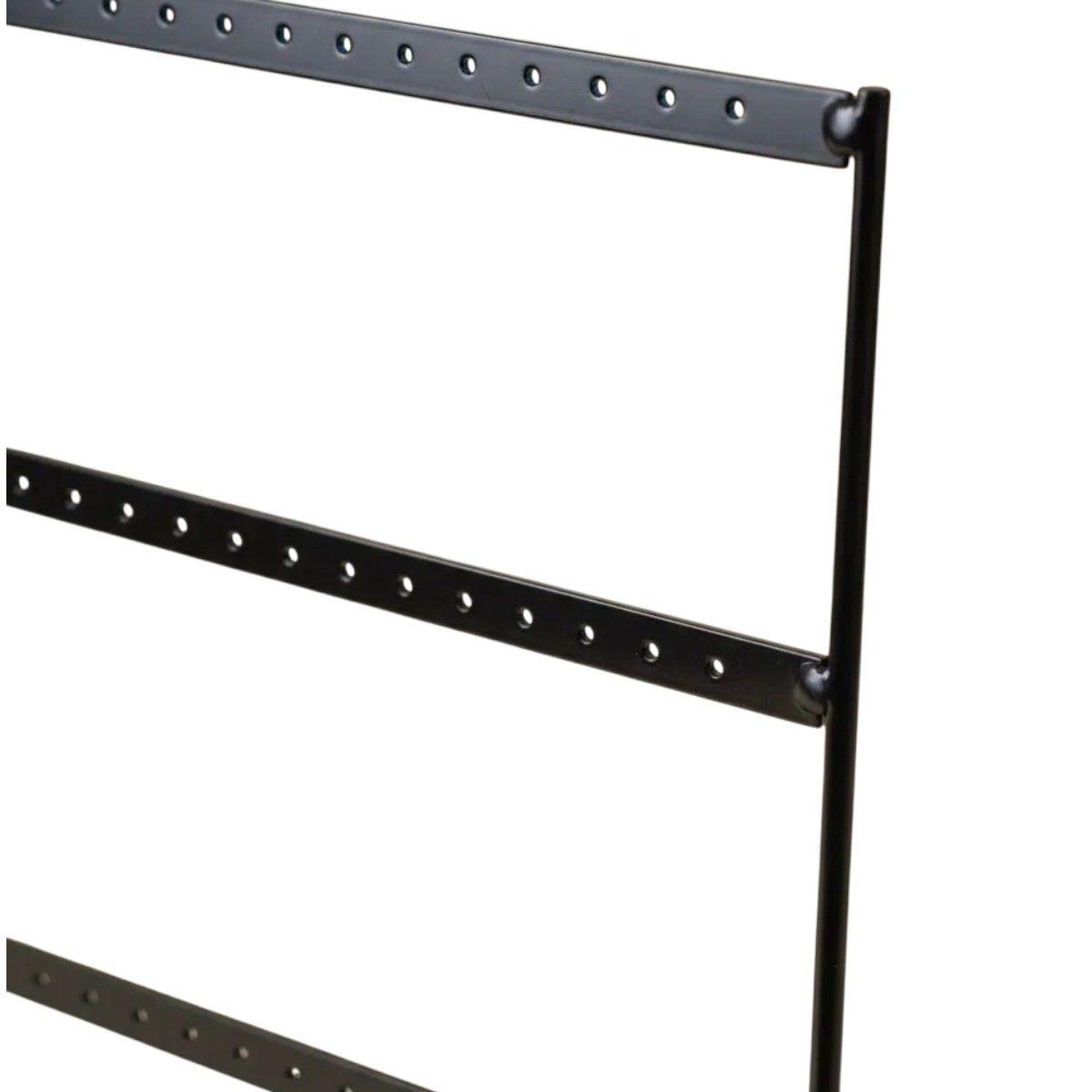 Organizador De Aros Met lico Negro 3 Niveles-2
