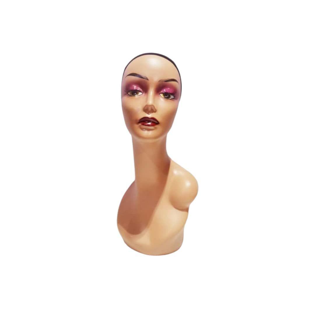 Maniqui Exhibidor de Cabeza Femenino-0