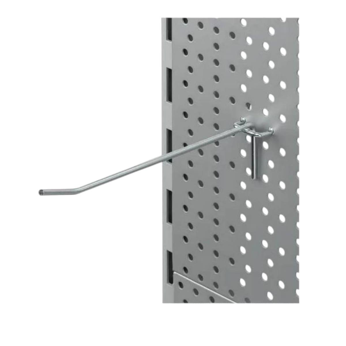 Set 20 Ganchos de Metal para Panel Perforado 25cm-1