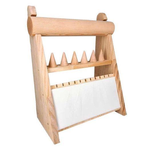 Elegante Exhibidor de Bambú para Joyeria Gms-2