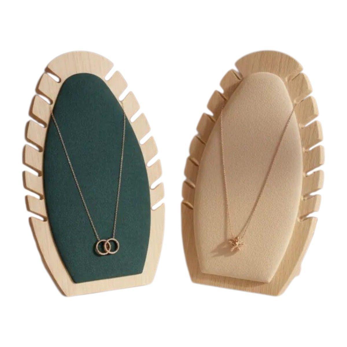 Exhibidor De Collares De Madera Para Joyeria-1