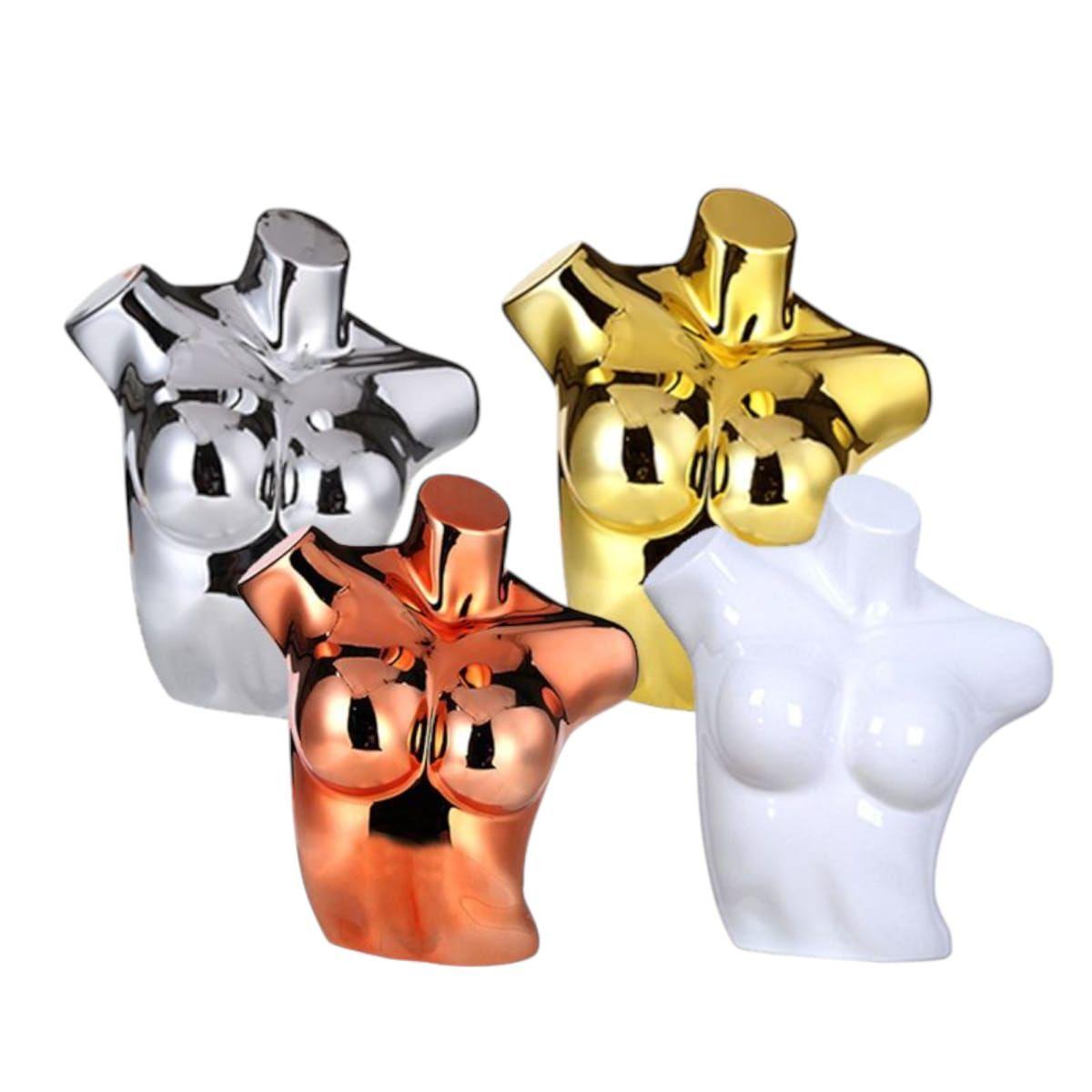 Maniqui Torso Exhibidor Verde Femenino -1