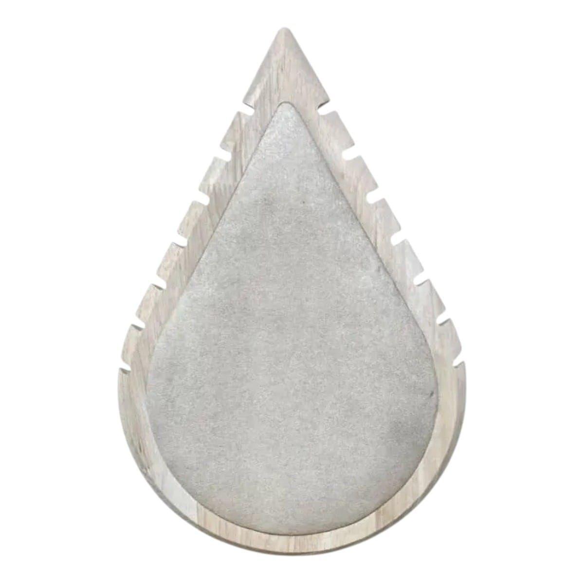 Pack Exhibidores De Joyas Madera Forma Gota Para Collares-0