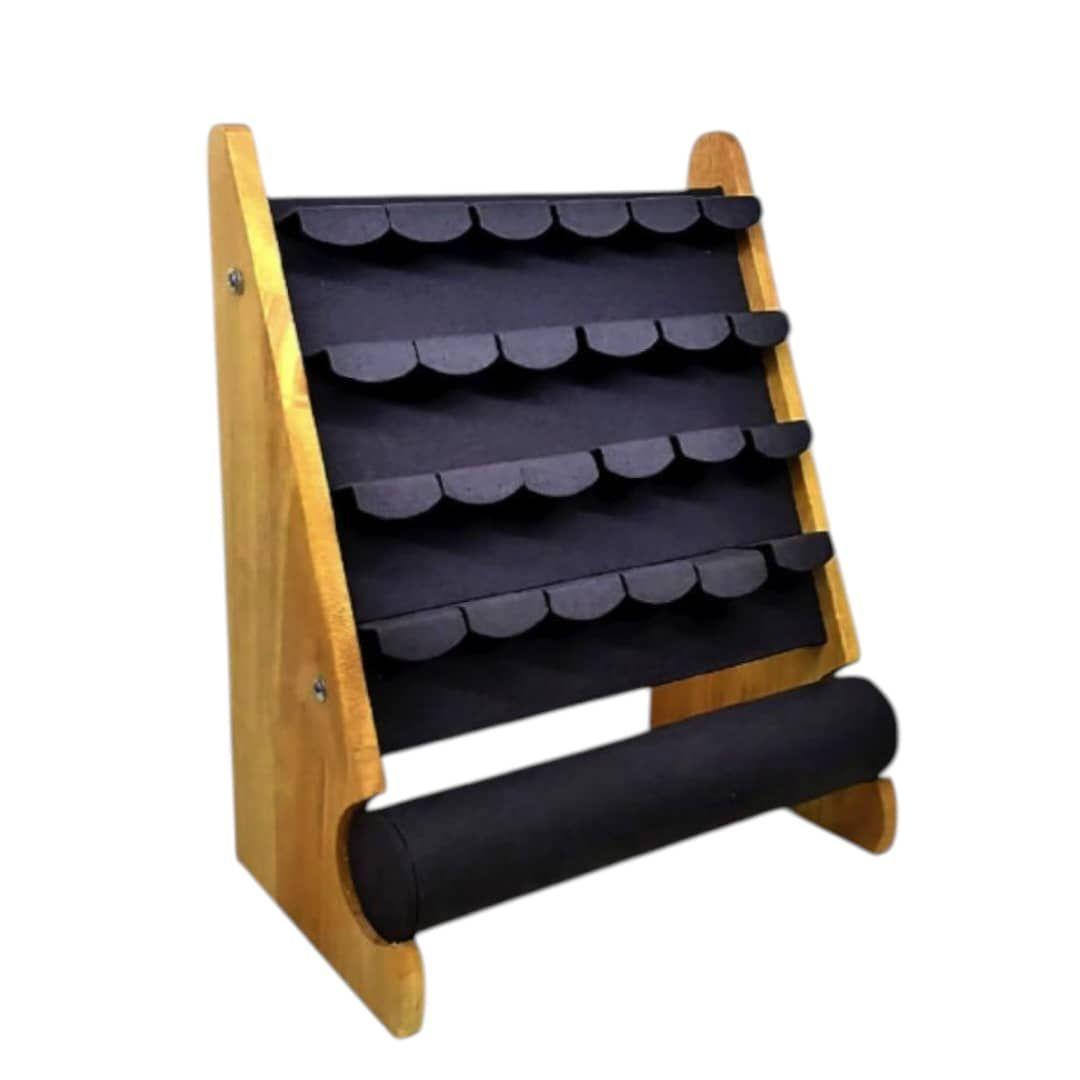 Exhibidor Duo Aros y Pulseras Negro Gms-2