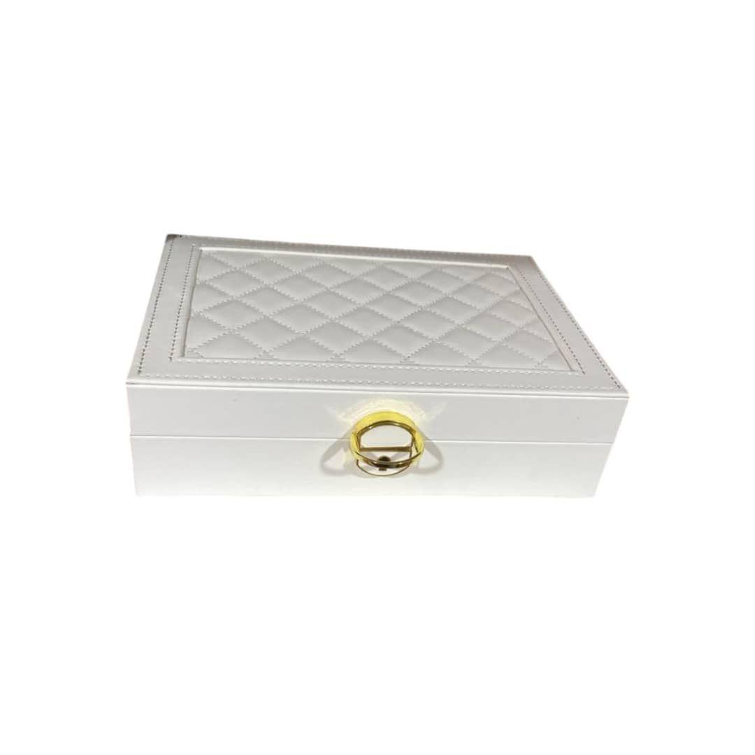 Exhibidor de Joyas Elegante Blanco-3