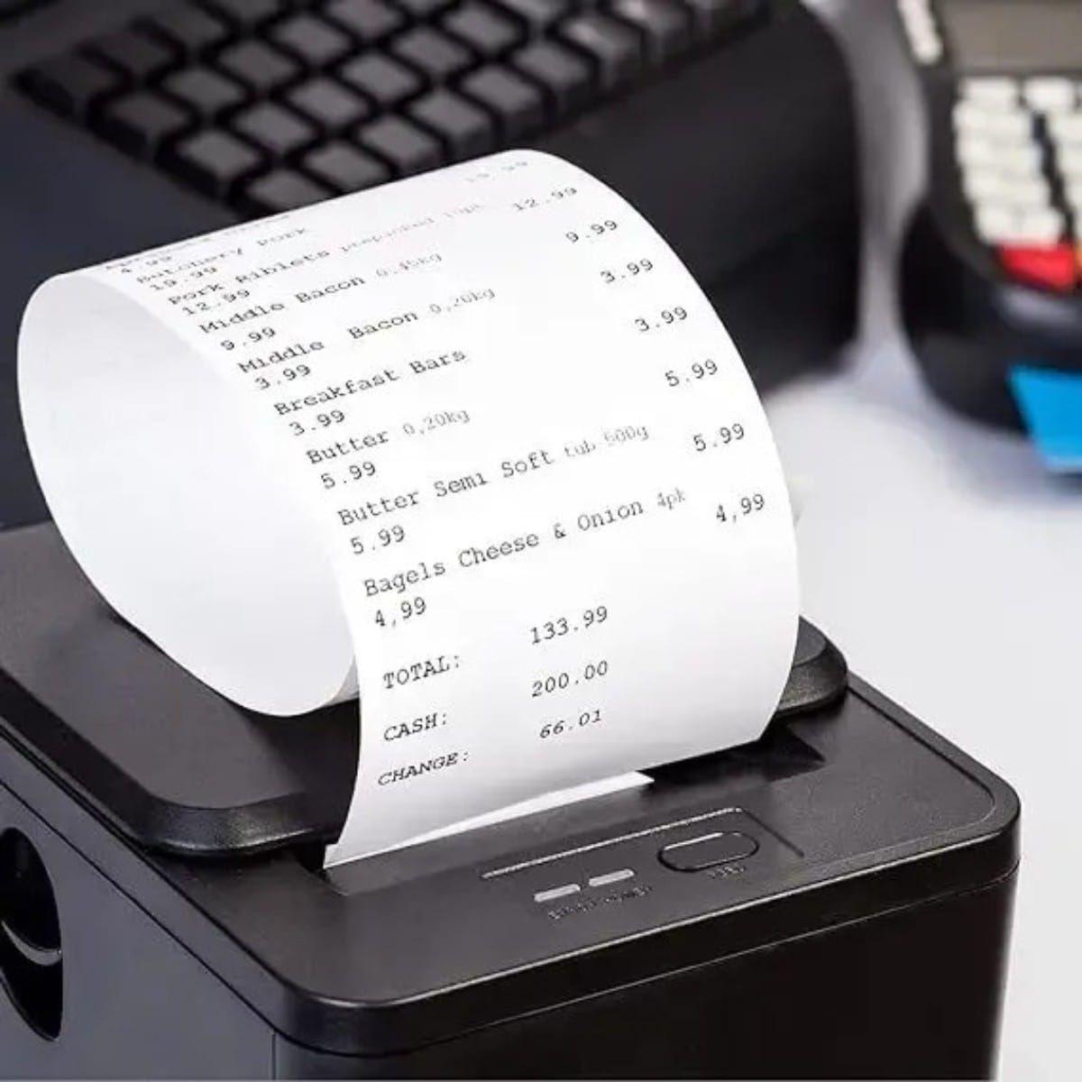 Rollo Papel T rmico 80mm Para Impresora De Boletas-1