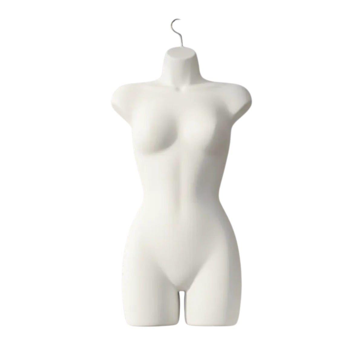 Maniqui Torso Exhibidor Blanco-0