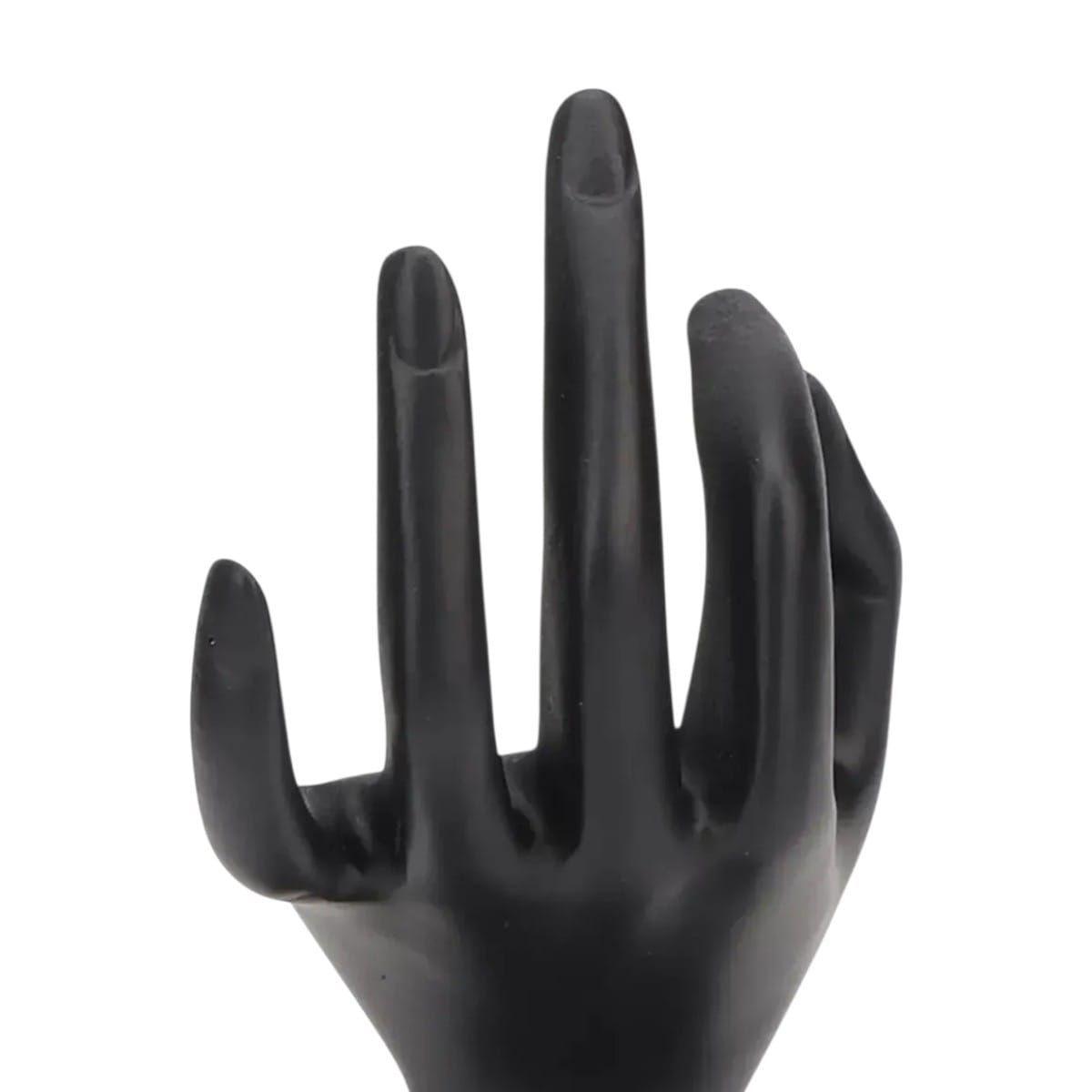 Mano Exhibidora Para Joyas Negra-2