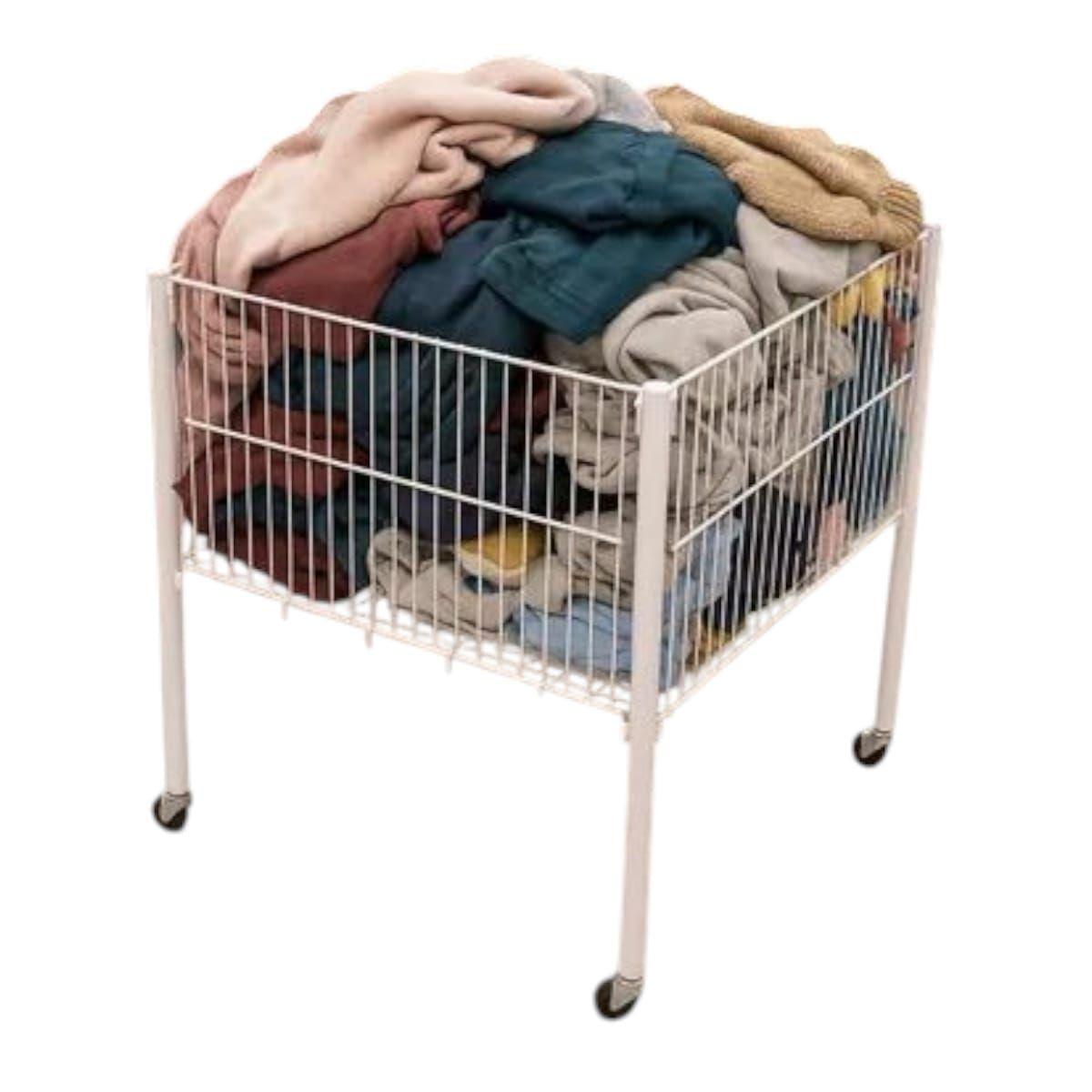 Canasta Exhibidora Metálica con Ruedas Gms-3