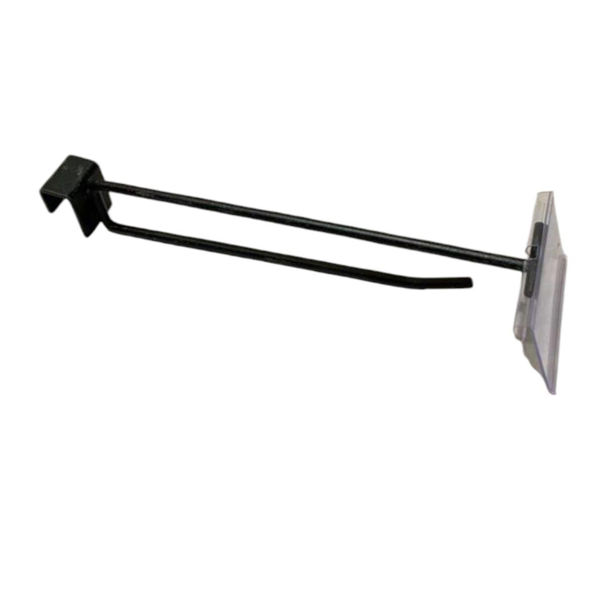 Set 20 Ganchos Doble para Barra Negro 35cm 6mm -1