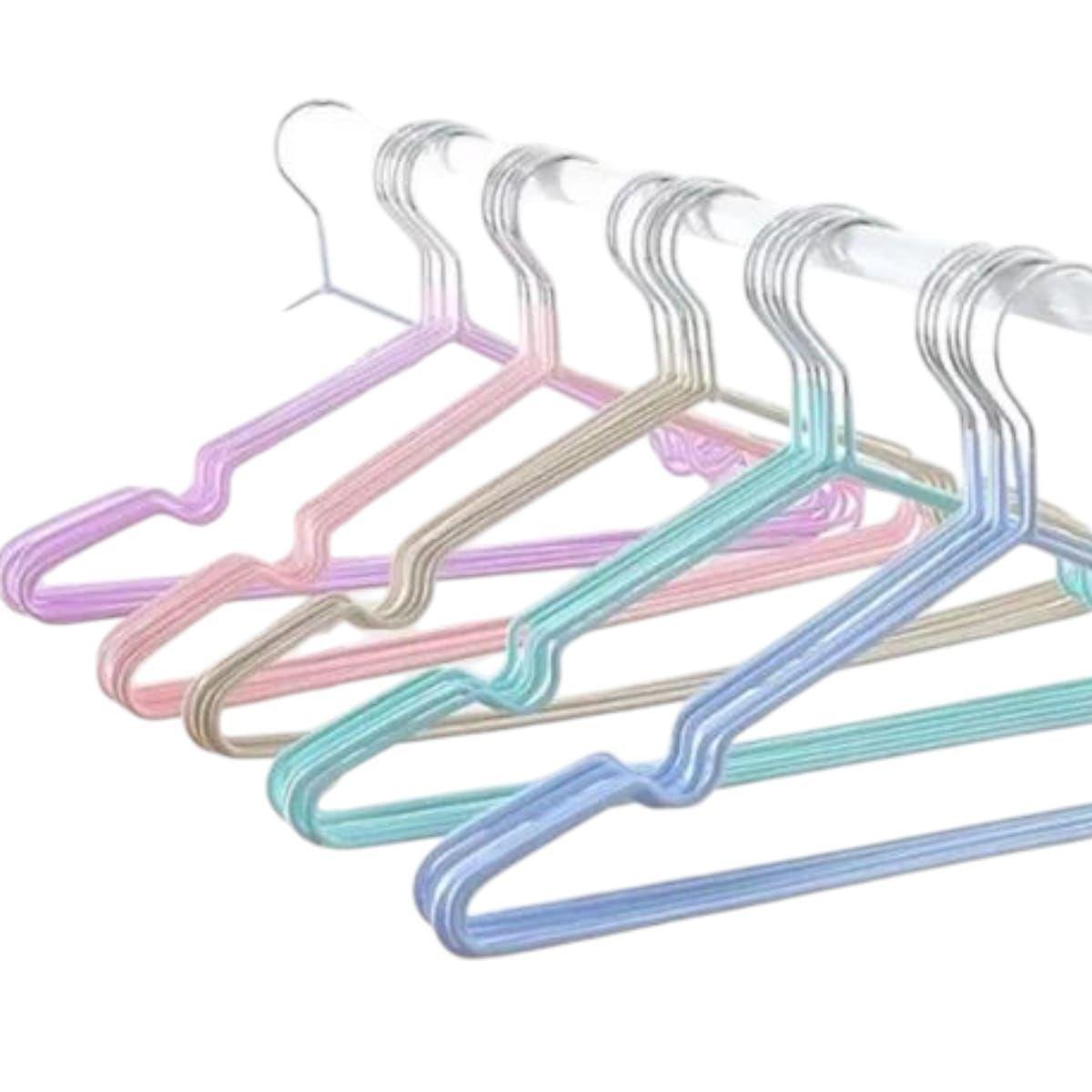 Pack 10 Colgadores de Alambre para Ropa de Niños-1