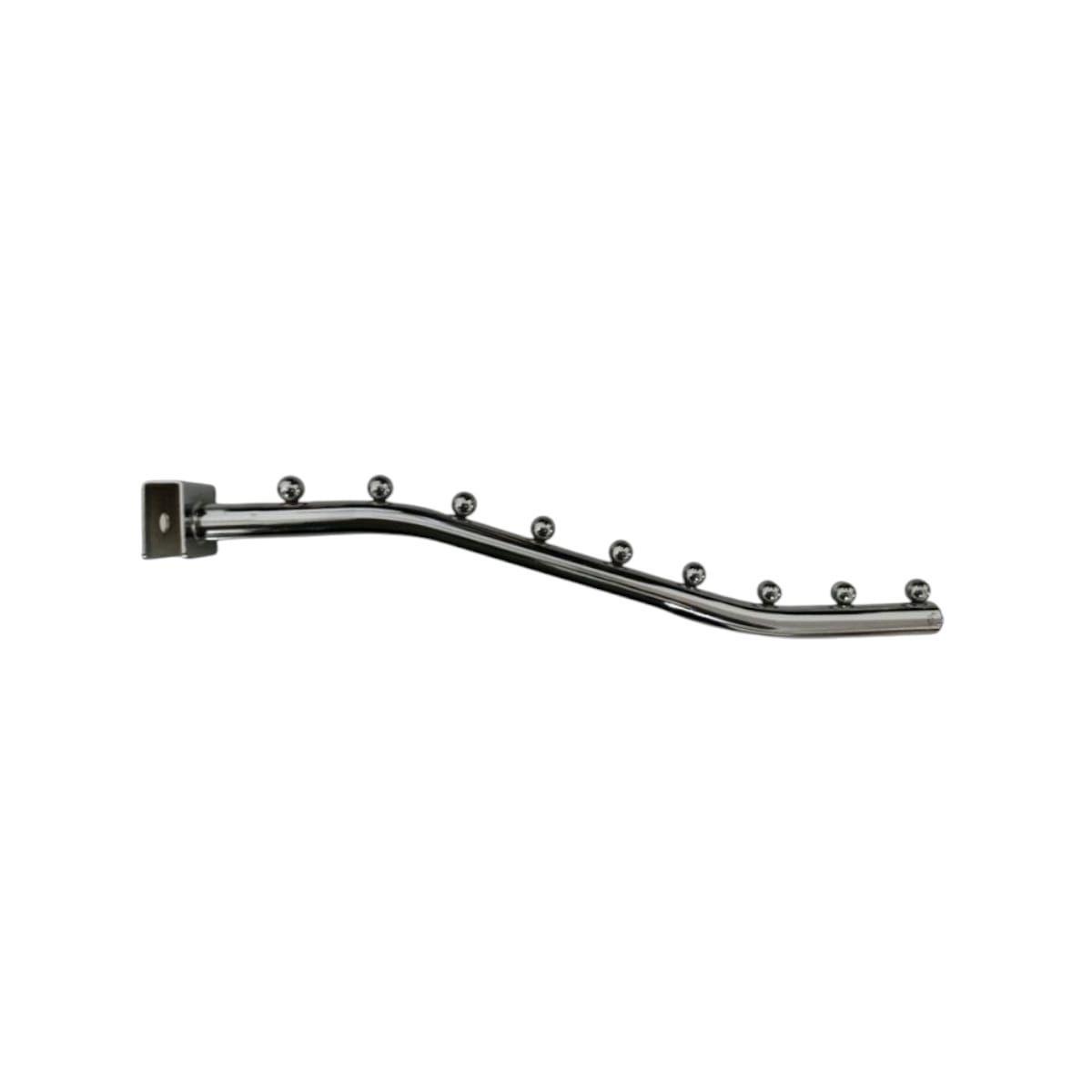 Pack 4 Ganchos Soporte de 9 Puntos para Barra 35cm-0