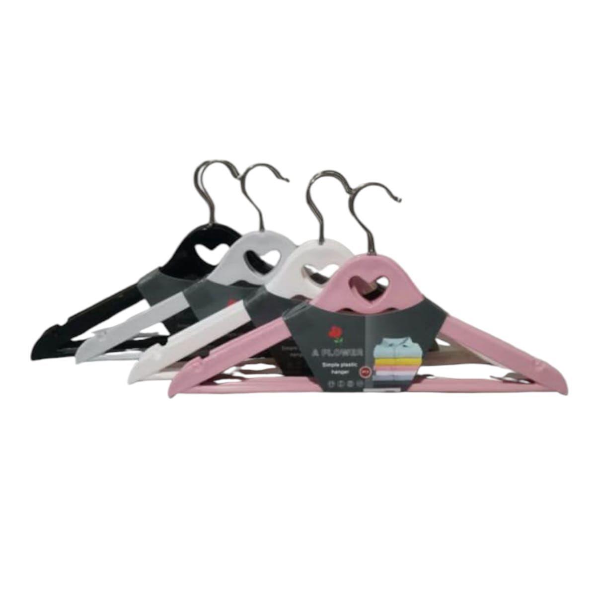 Pack 3 Colgadores A FLOWER  Diseño de Corazon 43cm Gms-2