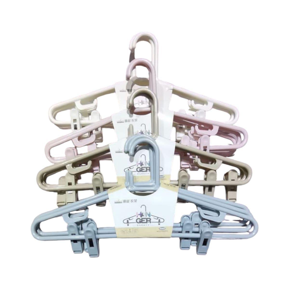 Kit 3 de Perchas Plásticas para Ropa 43cm-2