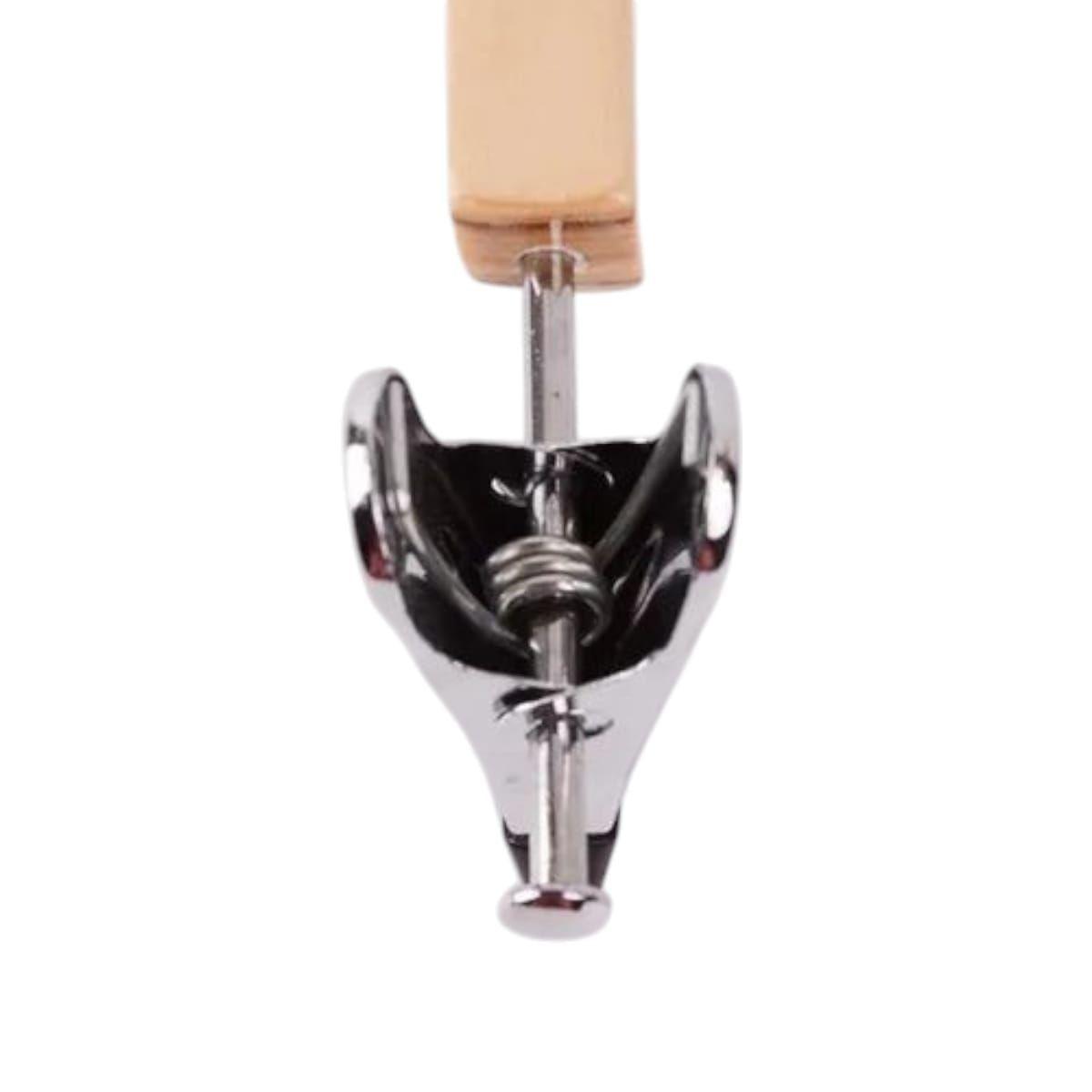 Pack 10 Colgadores de Madera con Pinzasde Metal Gms-2