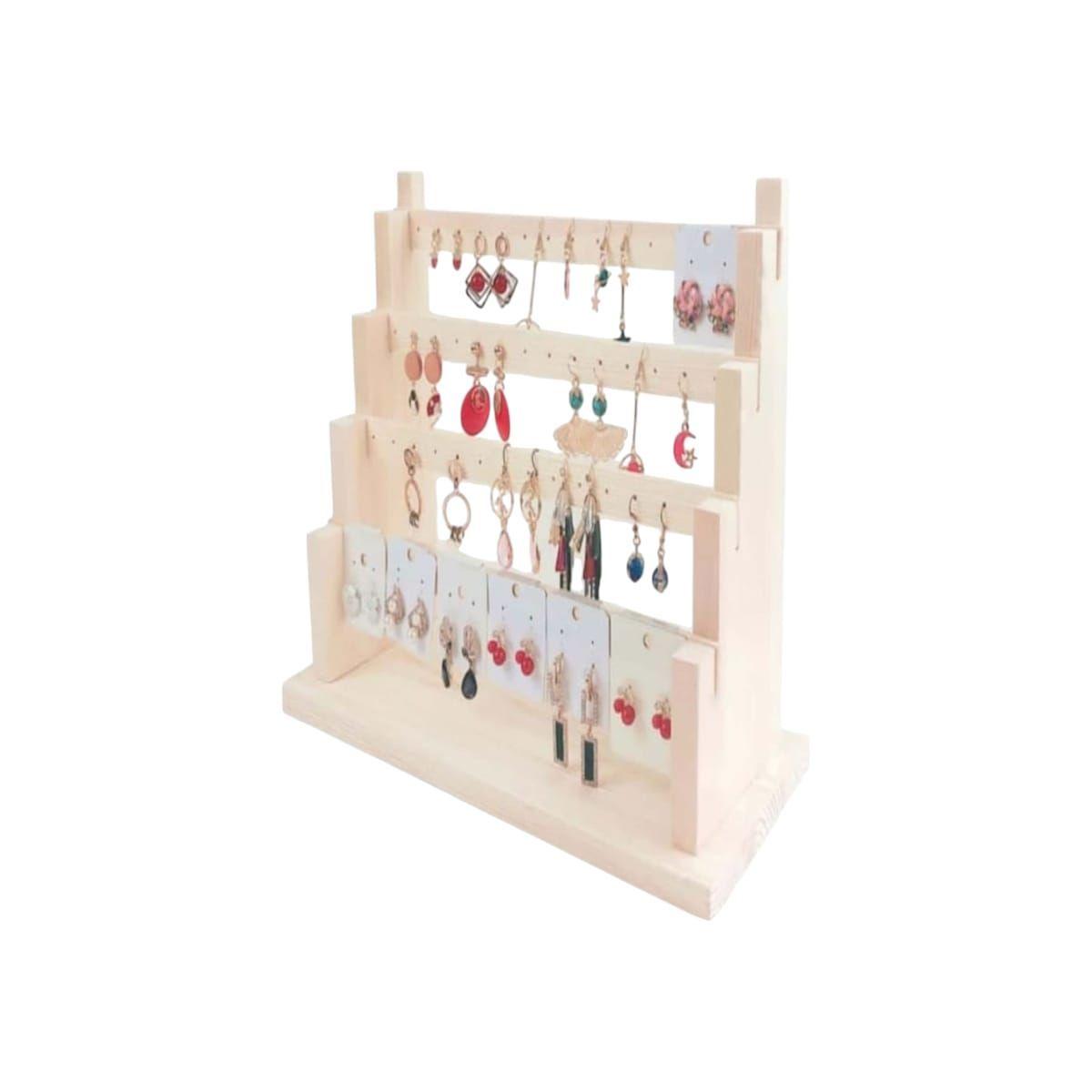 Soporte Exhibidor Artesanal 28 Pendientes Gms-2