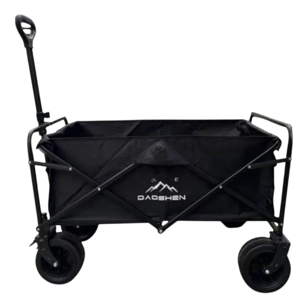 Carro De Arrastre Plegable Daoshen Multiuso Negro-0
