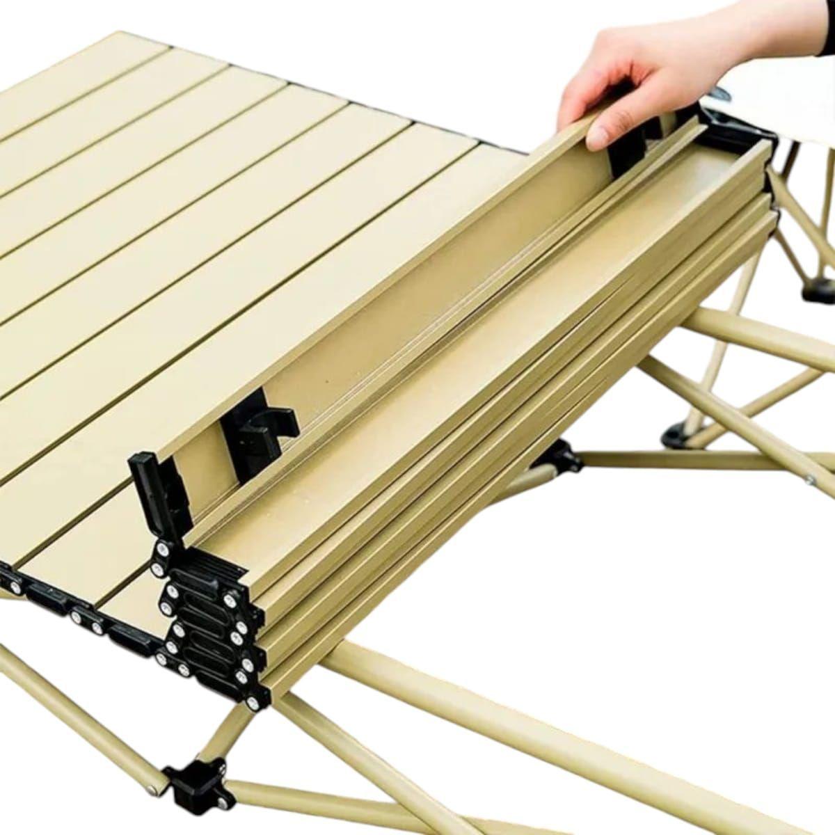 Mesa de Camping Portatil para Aventuras 95x55x55-1