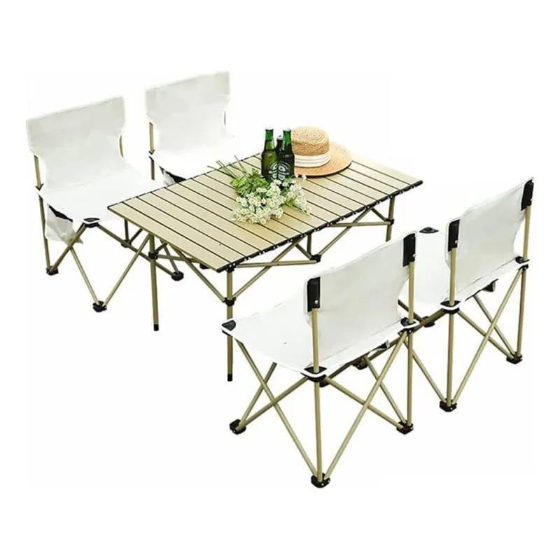 Mesa de Camping Portatil para Aventuras 95x55x55-2