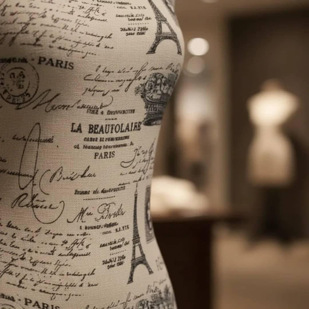 Maniquí Busto Mujer Vintage París Para Costura Y Exhibición-2