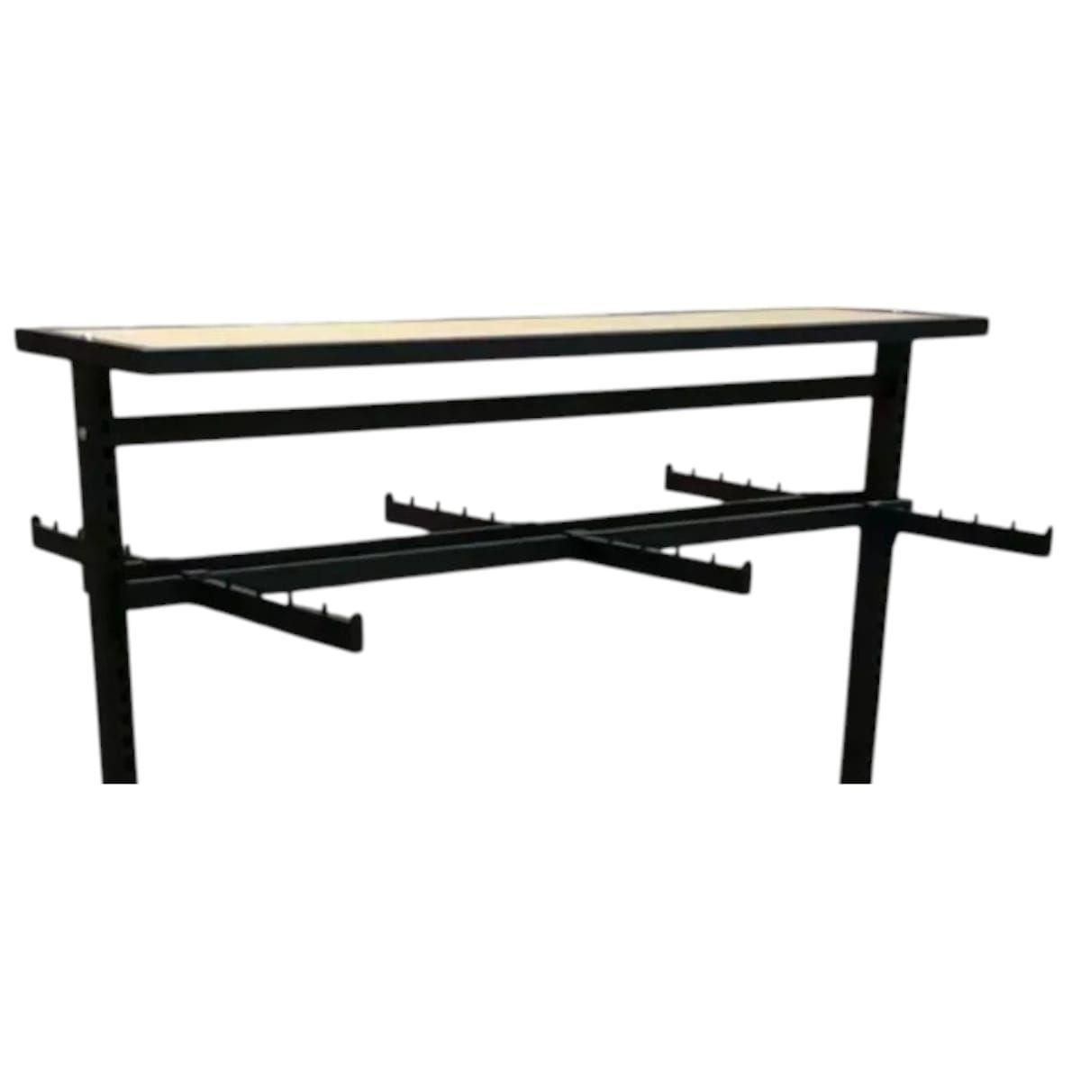 Perchero Metal/Madera 2 Niveles Negro TZ512-1