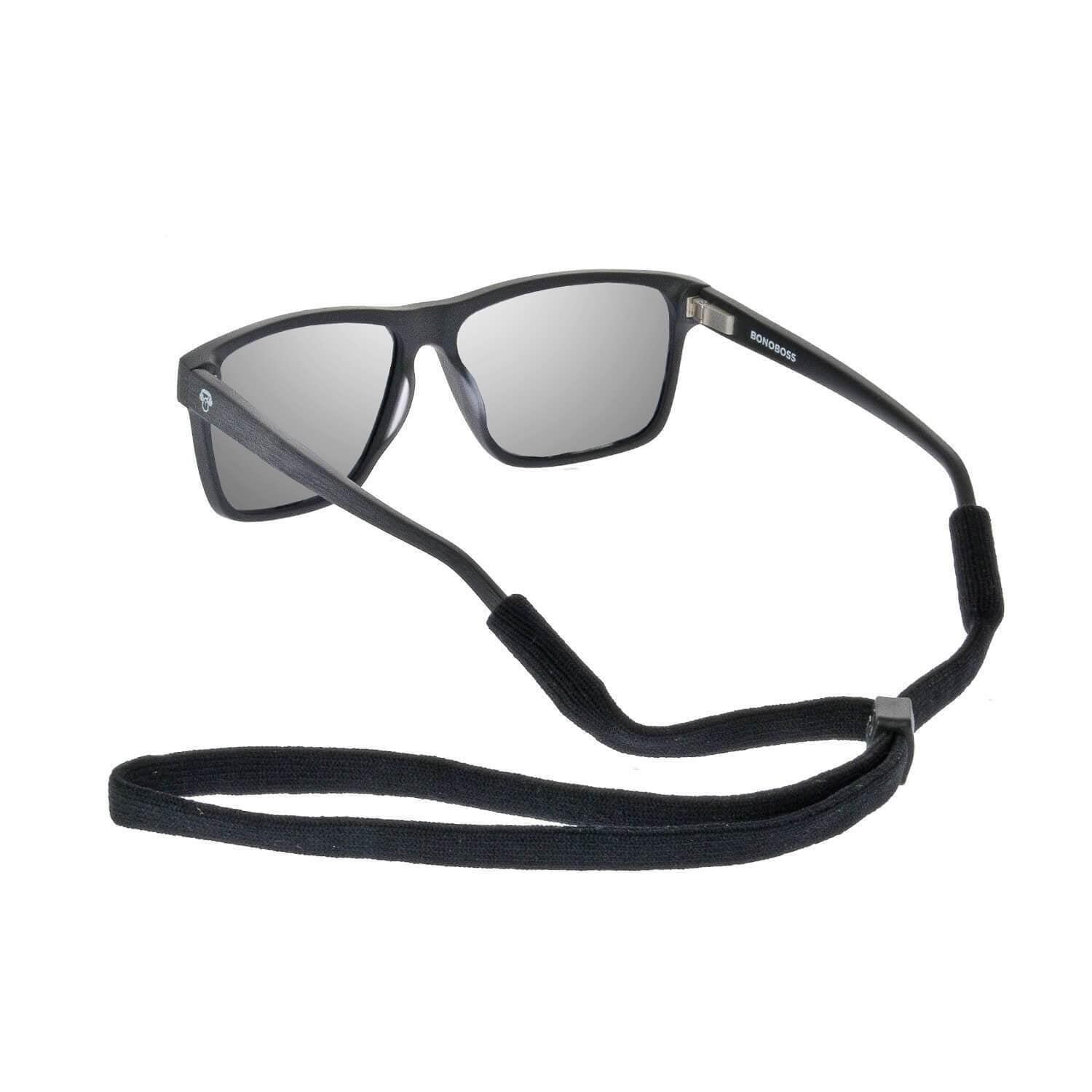 Colgante Strap Algodón Sport Negro para Lentes Bonoboss-0