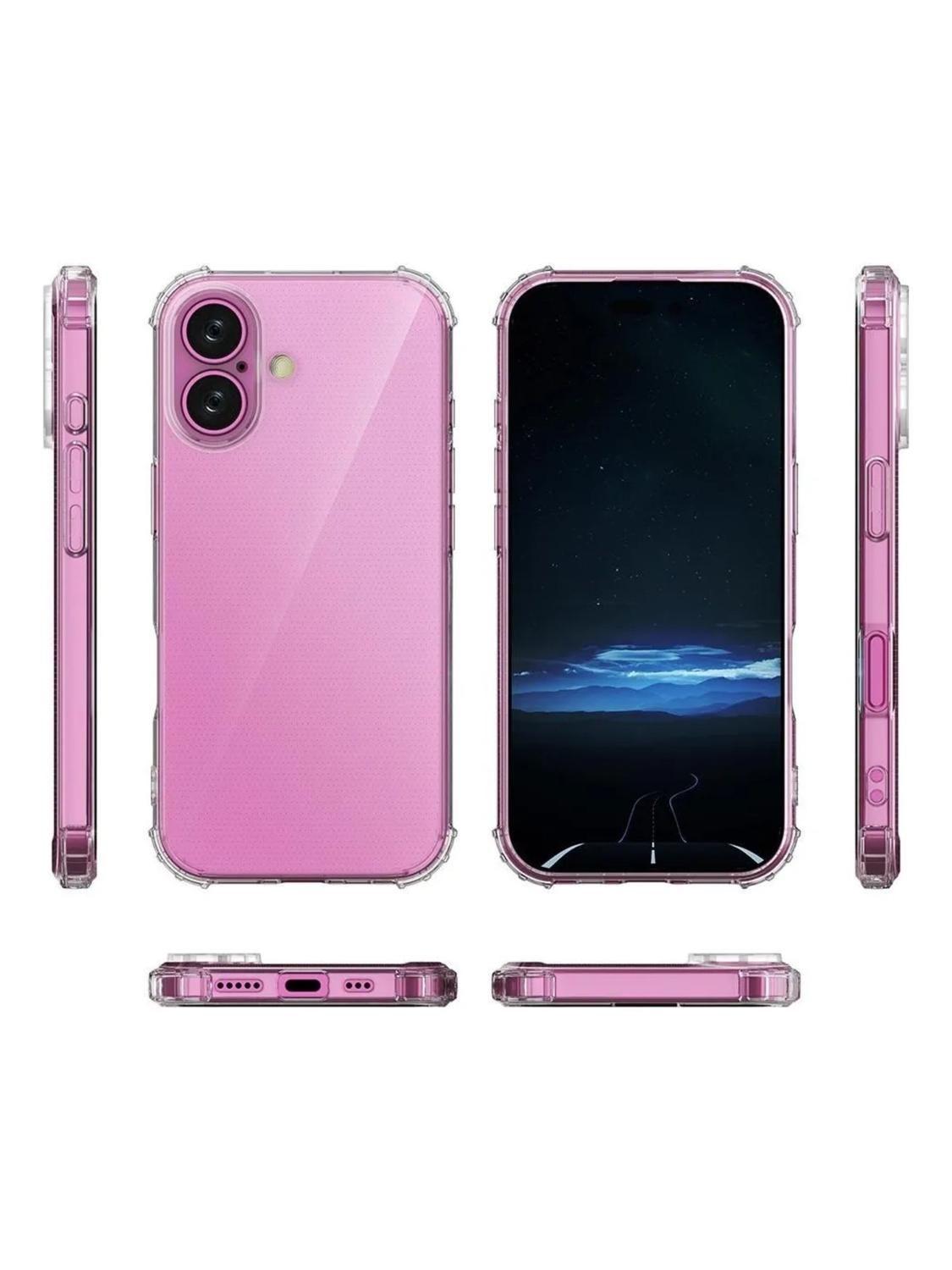Carcasa para iPhone 17 Transparente Antigolpe Silicona-2