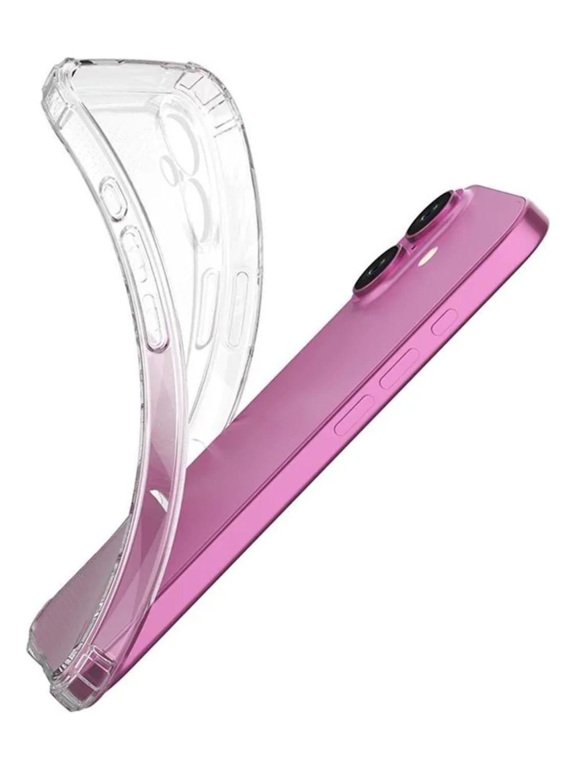 Carcasa para iPhone 17 Transparente Antigolpe Silicona-3