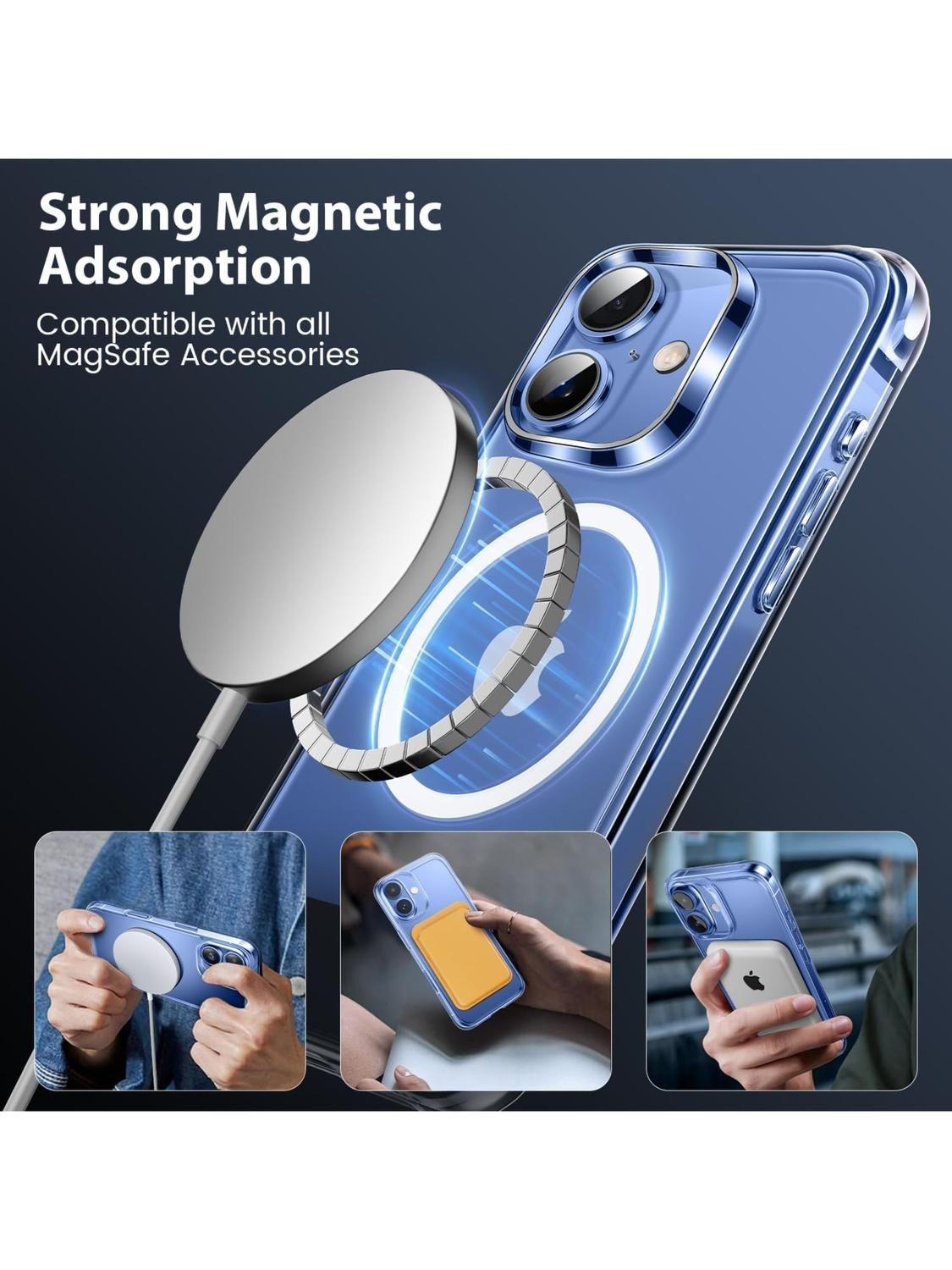 Carcasa para iPhone 17 Transparente MagSafe Antigolpes-2