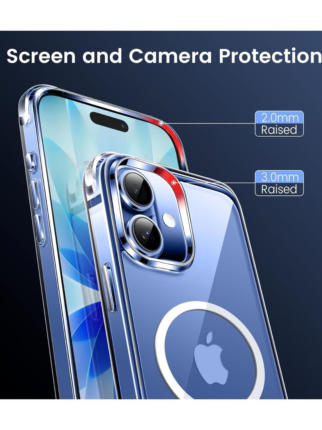 Carcasa para iPhone 17 Transparente MagSafe Antigolpes-7