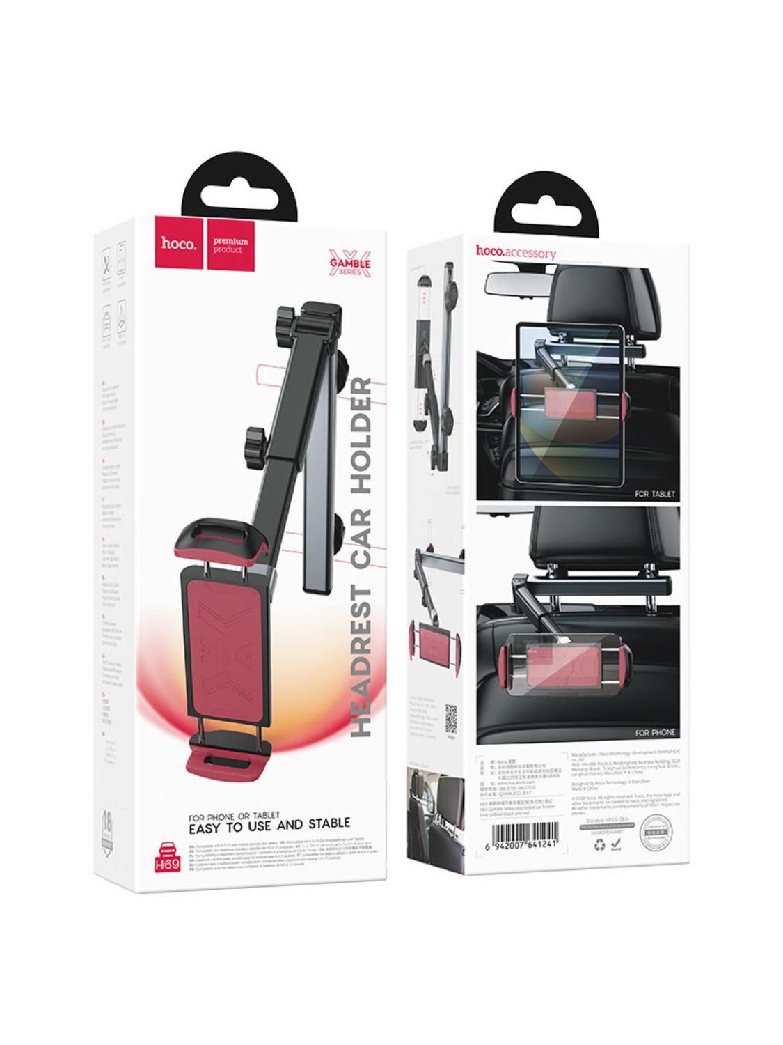 Soporte de Auto Asiento Trasero para Tablet Teléfono Hoco H69-3