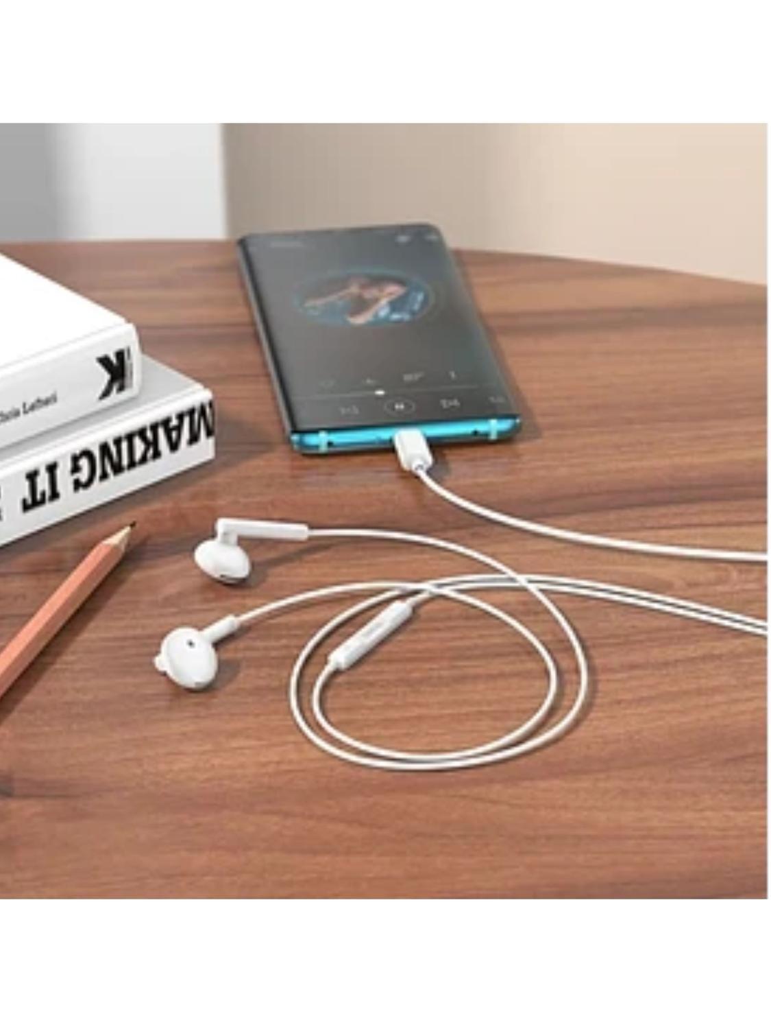 Audífonos Tipo C Hoco M95 T849 Kimberly Micrófono-2