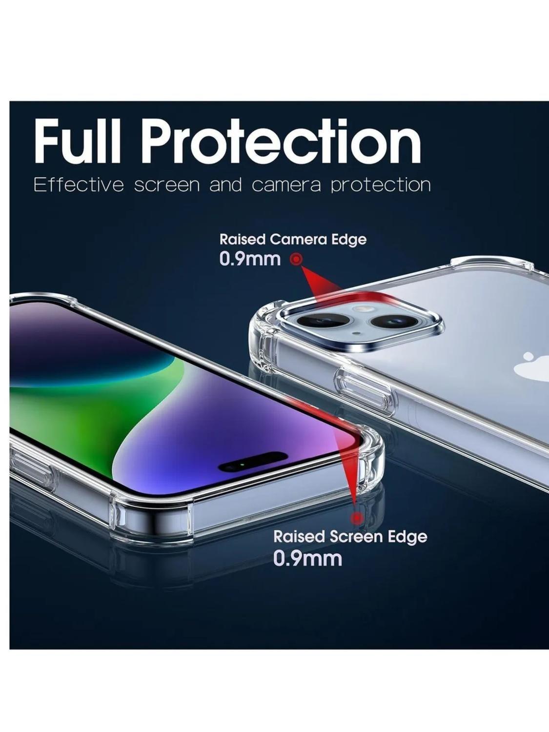 Carcasa para iPhone 15 Transparente Antigolpe Silicona-2