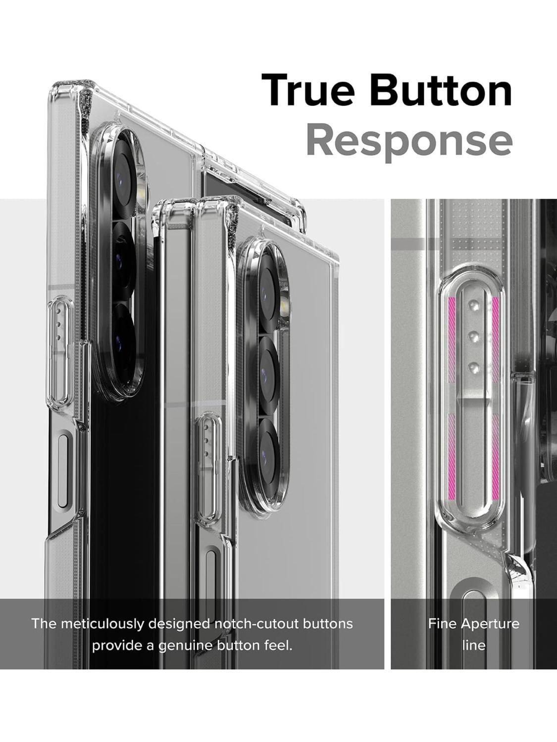 Carcasa para Z Fold 6 Transparente Delgado Antigolpes-6