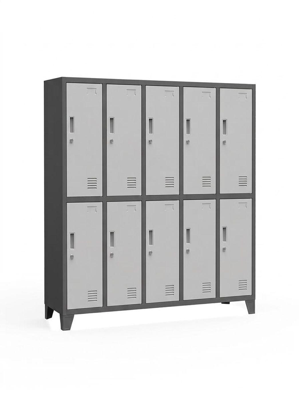 Lockers 5 Cuerpos 10 Puertas-0
