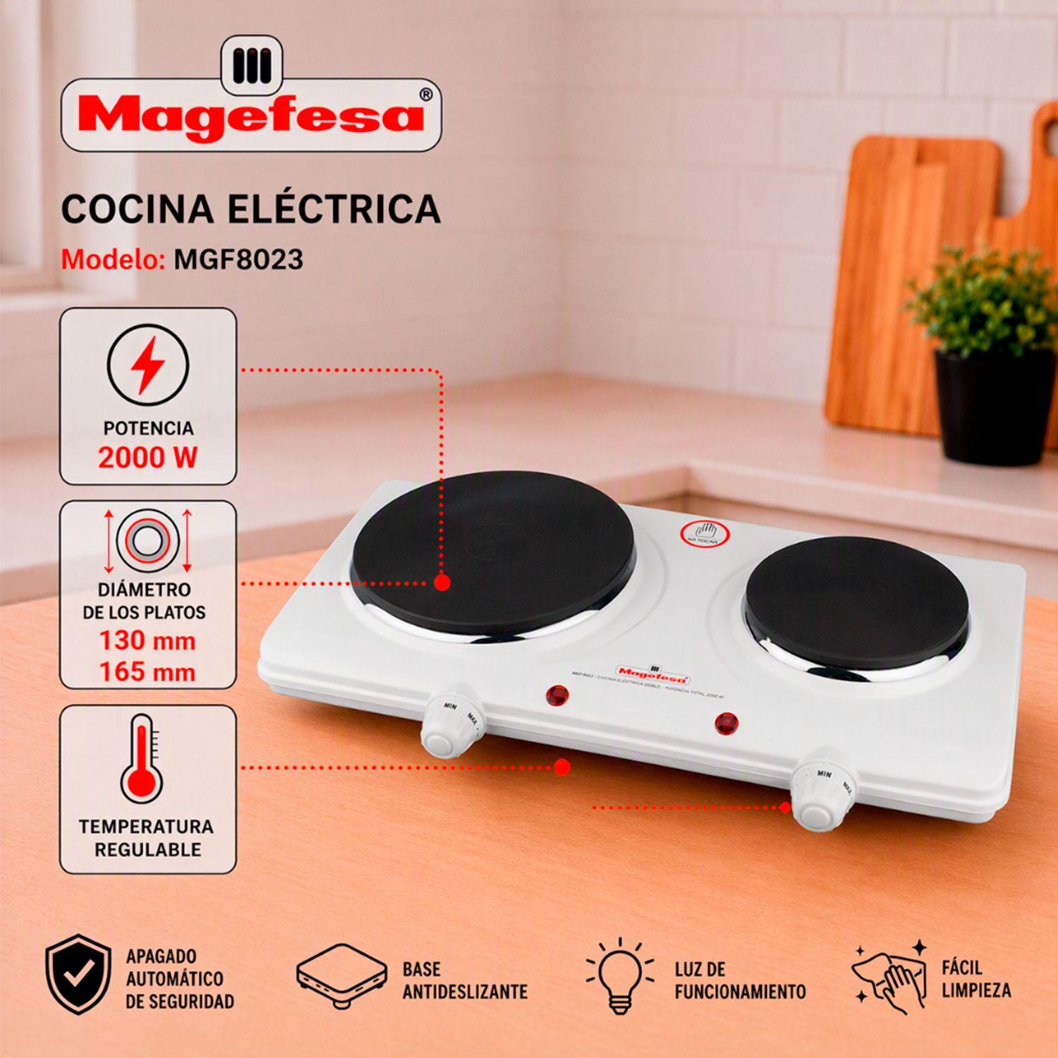 Cocina Eléctrica Magefesa Dinamic Duo Mgf8023-1