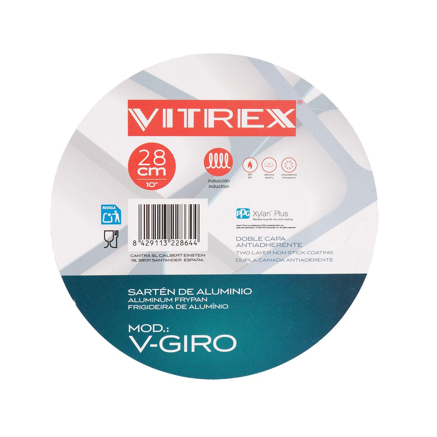 Sartén De Aluminio Vitrex Giro 28CM-3
