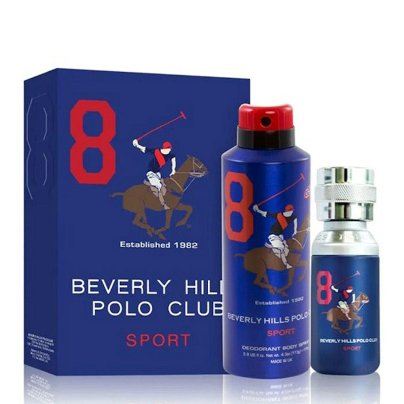 Set Polo Club Beverly Hills Sports Men Eight EDT 50ML+Deo-0
