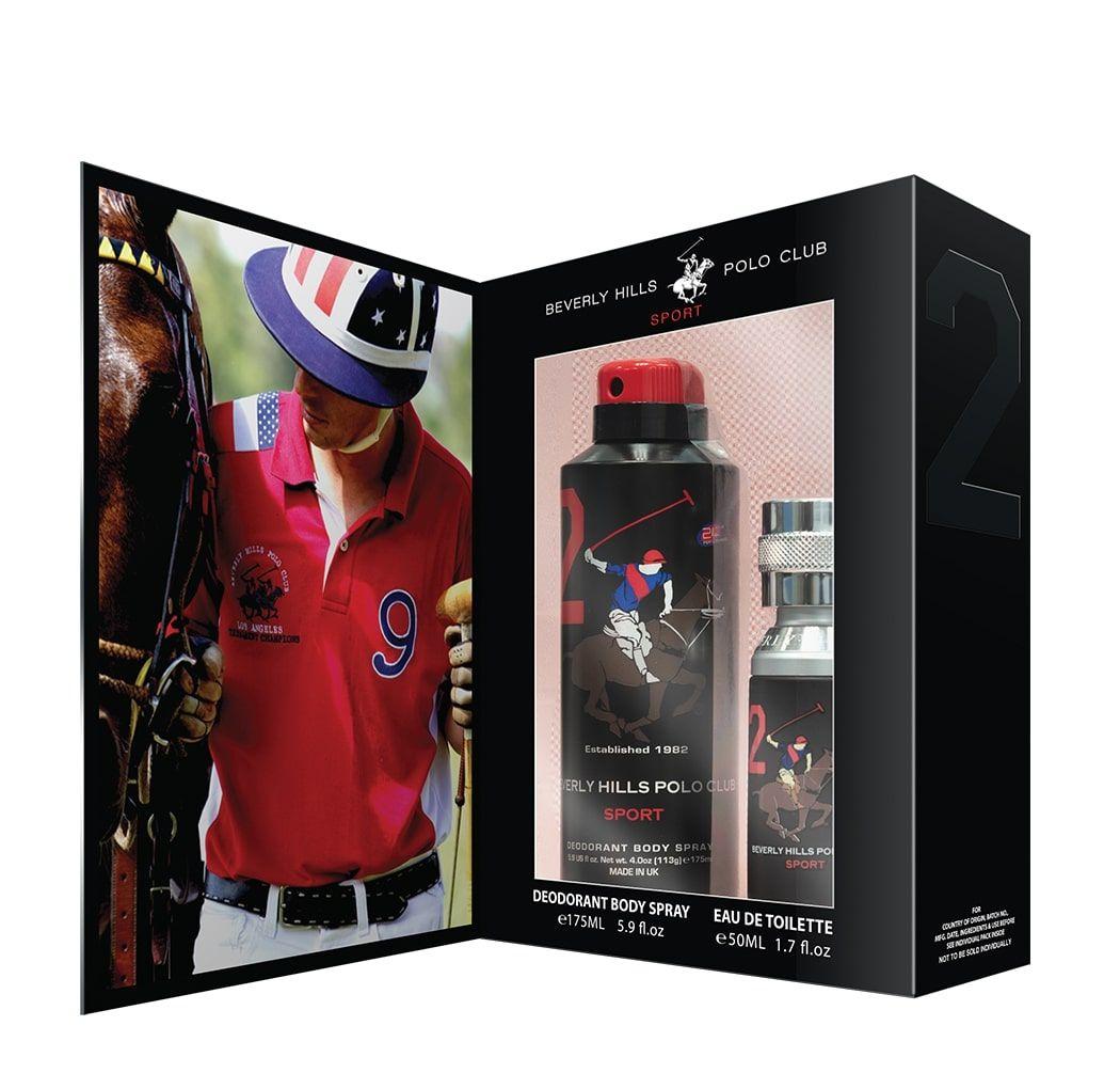 Set Club Polo Beverly Hills Sports Men Two EDT 50ML + Deo-0