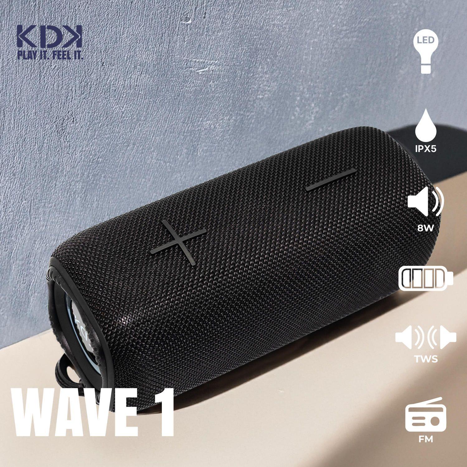 Parlante Mini Bluetooth KDK Wave 10W Negro-2