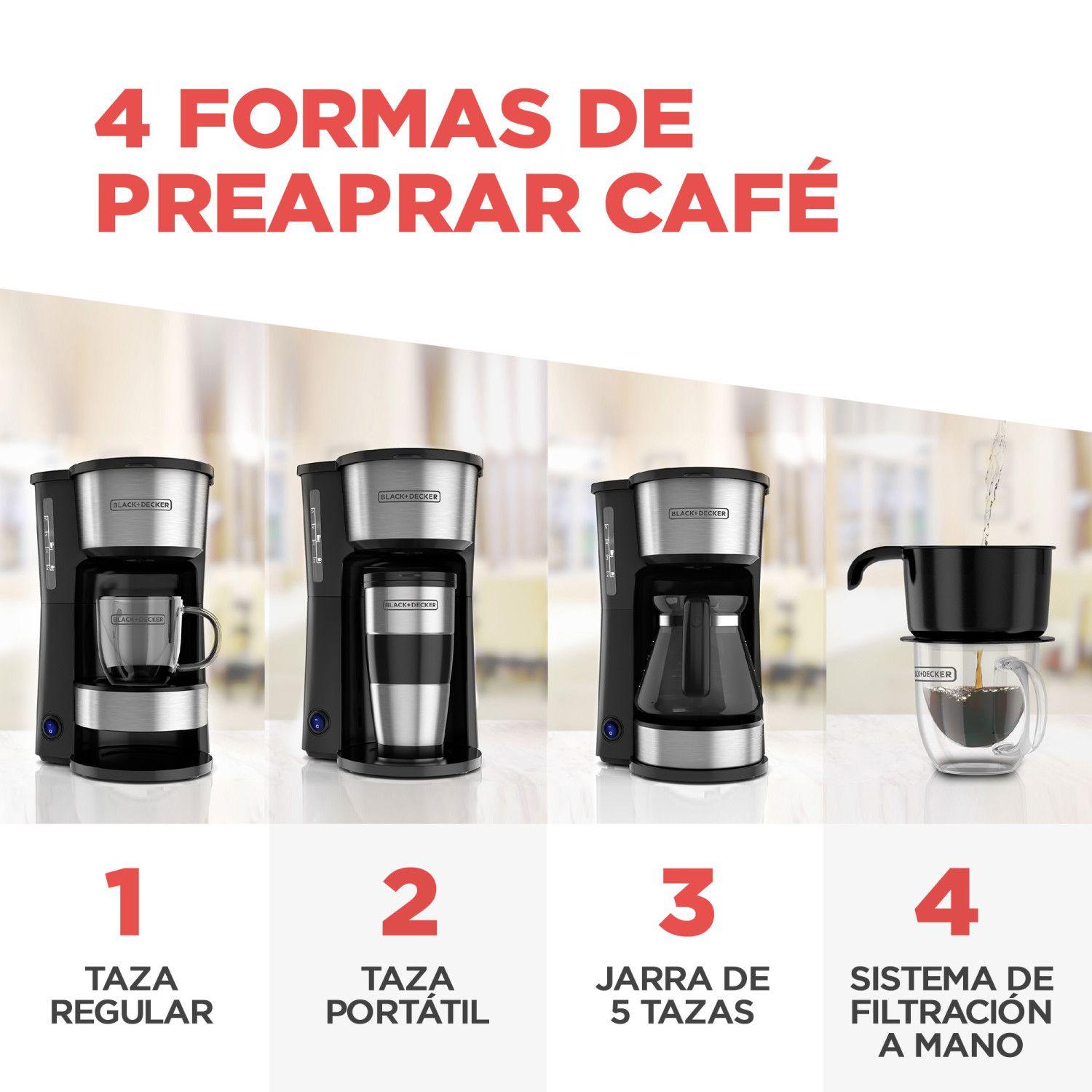 Cafetera 4 En 1 Black+Decker Cmo755-3