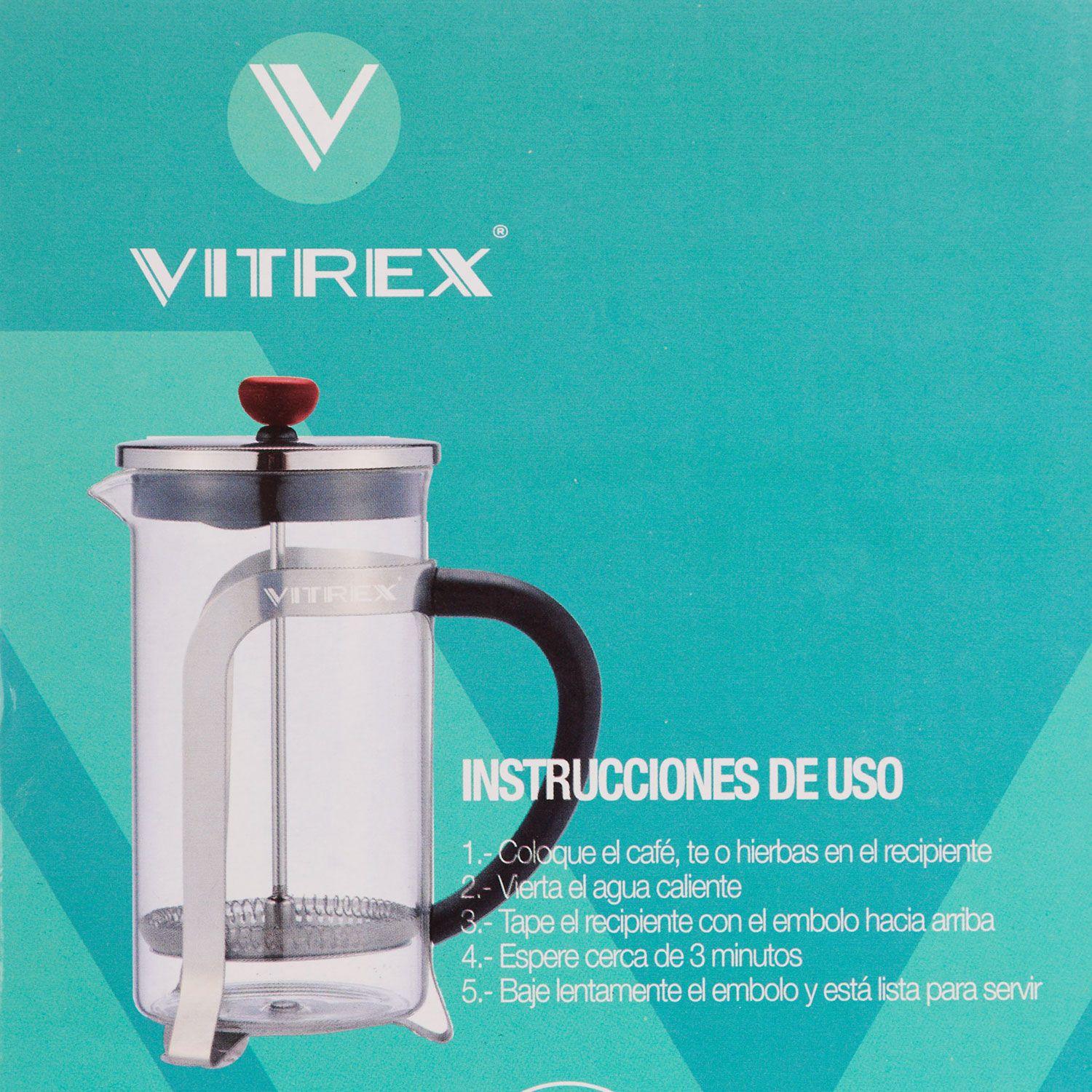 Cafetera Francesa Embolo Vitrex Chennai 1000 ML-2