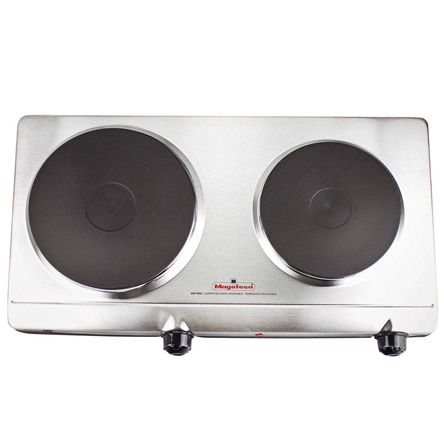 Cocina Electrica Magefesa Dinamic Inox Duo Mgf8022-2