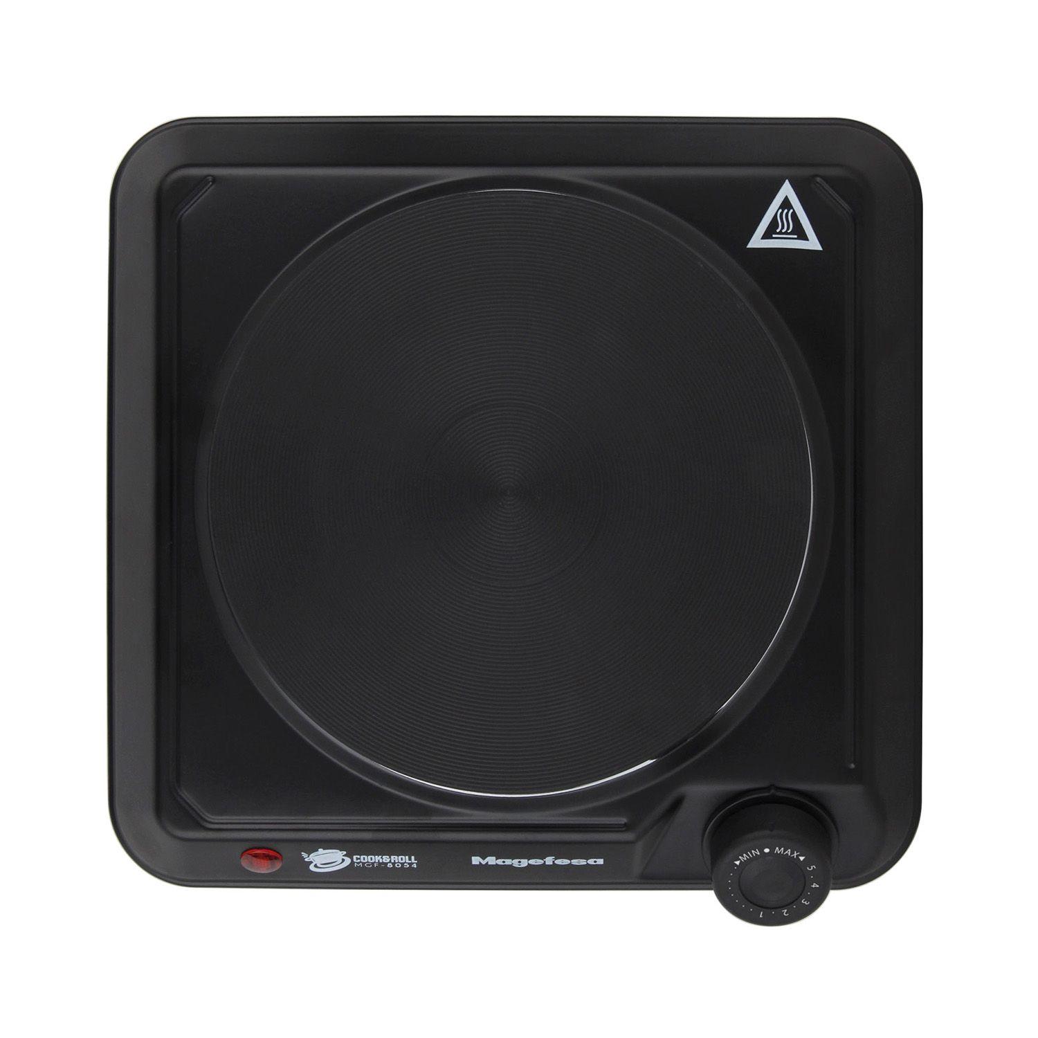 Cocina Electrica Encimera Magefesa 1 Plato 1400W Negra-3