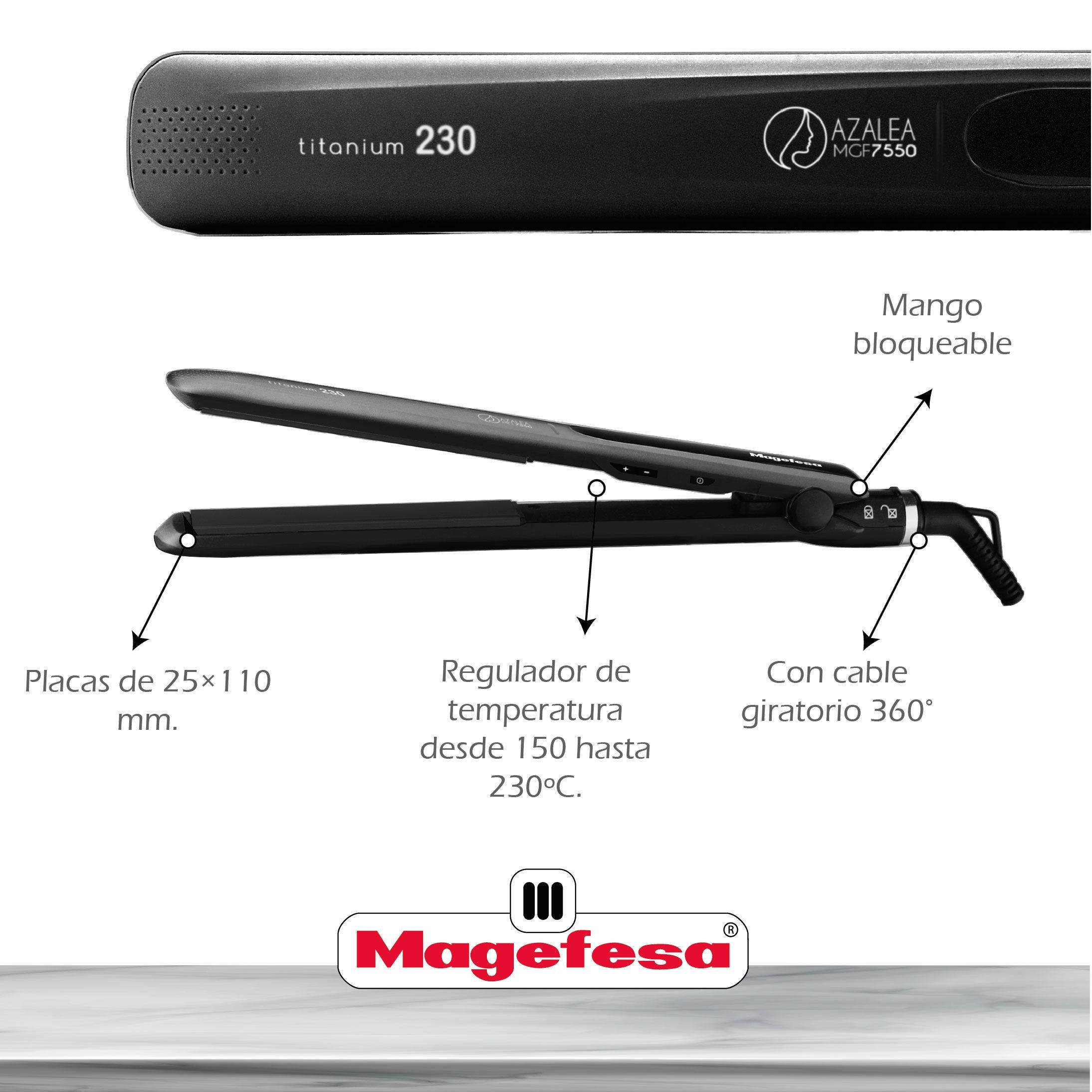 Plancha De pelo Magefesa Azalea Black MGF7550-2